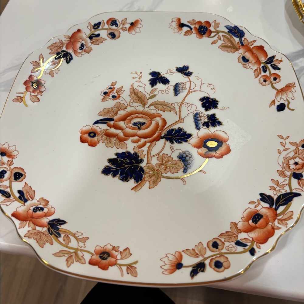 England Wedgwood square cake platter